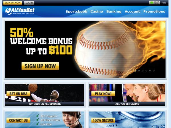 Официальный сайт БК AllYouBet!