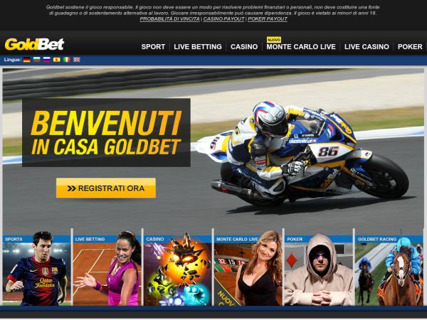 Официальный сайт БК GoldBet!