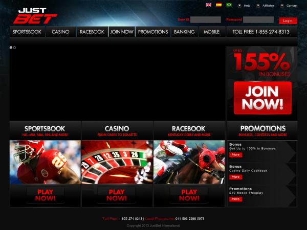 Официальный сайт БК JustBet!
