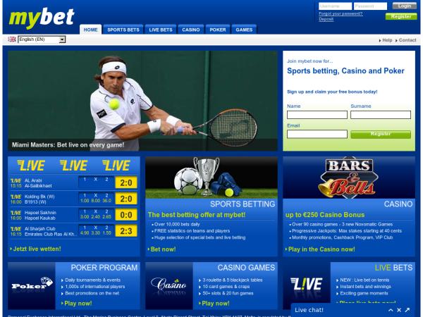 Официальный сайт БК Mybet.com!